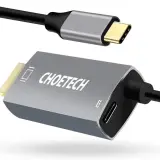 CHOETECH Adapter: USB-C auf HDMI für dein Tablet. Genieße gestochen scharfe Bilder auf deinem Fernseher.
