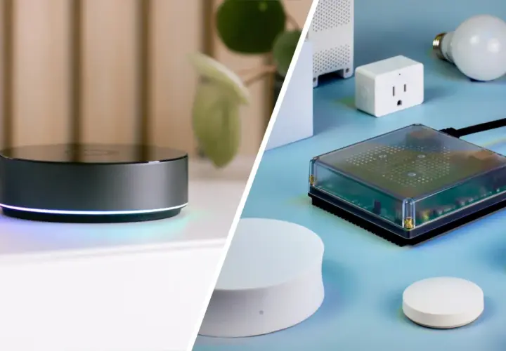 Smart-Home-Geräte und ein DIY-Hub, eine IFTTT-Alternative für Automatisierung.