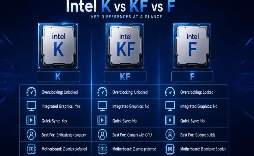 Intel K vs. KF - Wann lohnt sich die integrierte Grafik?