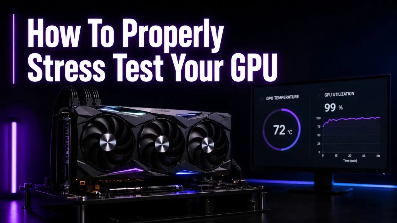 Leistungsstarke Grafikkarte im Test, 72°C Temperatur und 99% Auslastung im Furmark benchmark.