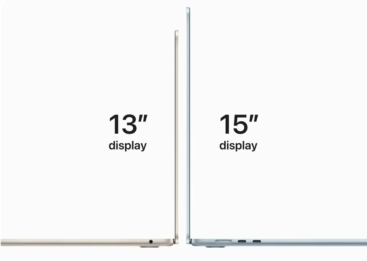 Zwei MacBook Air Modelle, 13
