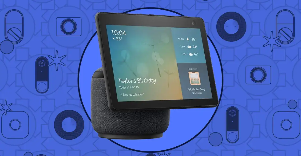 Alexa mit Zigbee-Unterstützung zeigt Taylors Geburtstag und das Wetter an.
